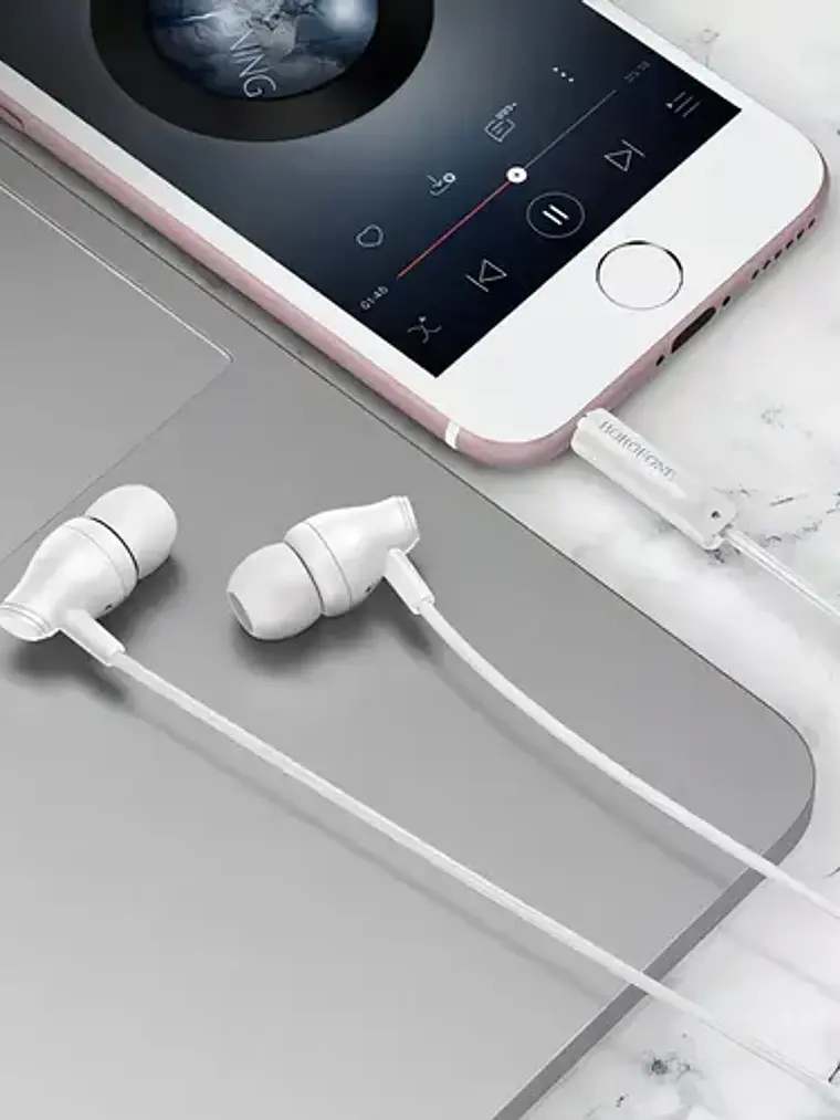 Audifonos In Ear Jack 3.5mm Bm61 Borofone - Color Blanco 4