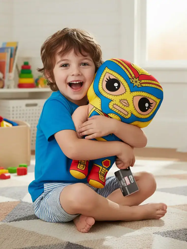 Peluche Funko Plush Luchador Capitana Marvel 45 Cm 4