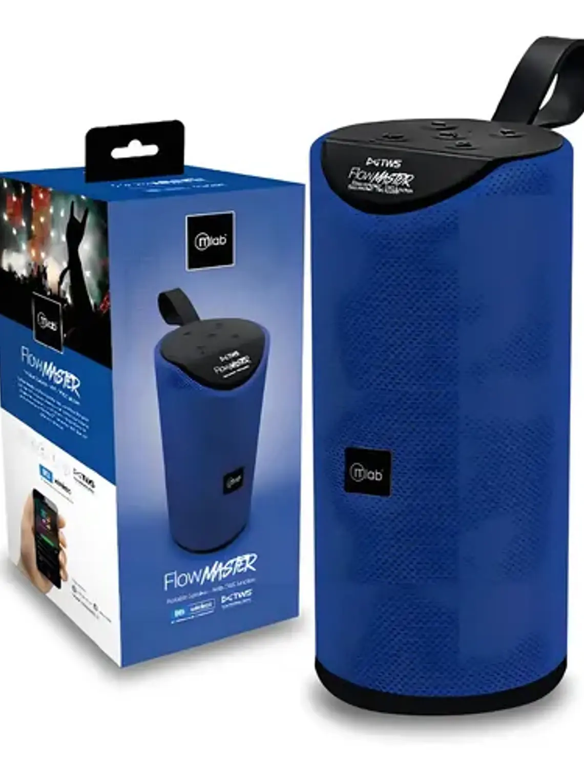 Parlante Flow Master Tws Blue Mlab 2