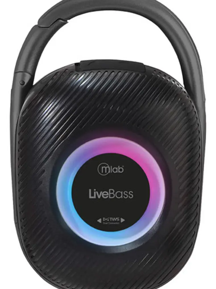 Parlante Portátil Tws Live Bass Mlab 09298 Color Negro 3