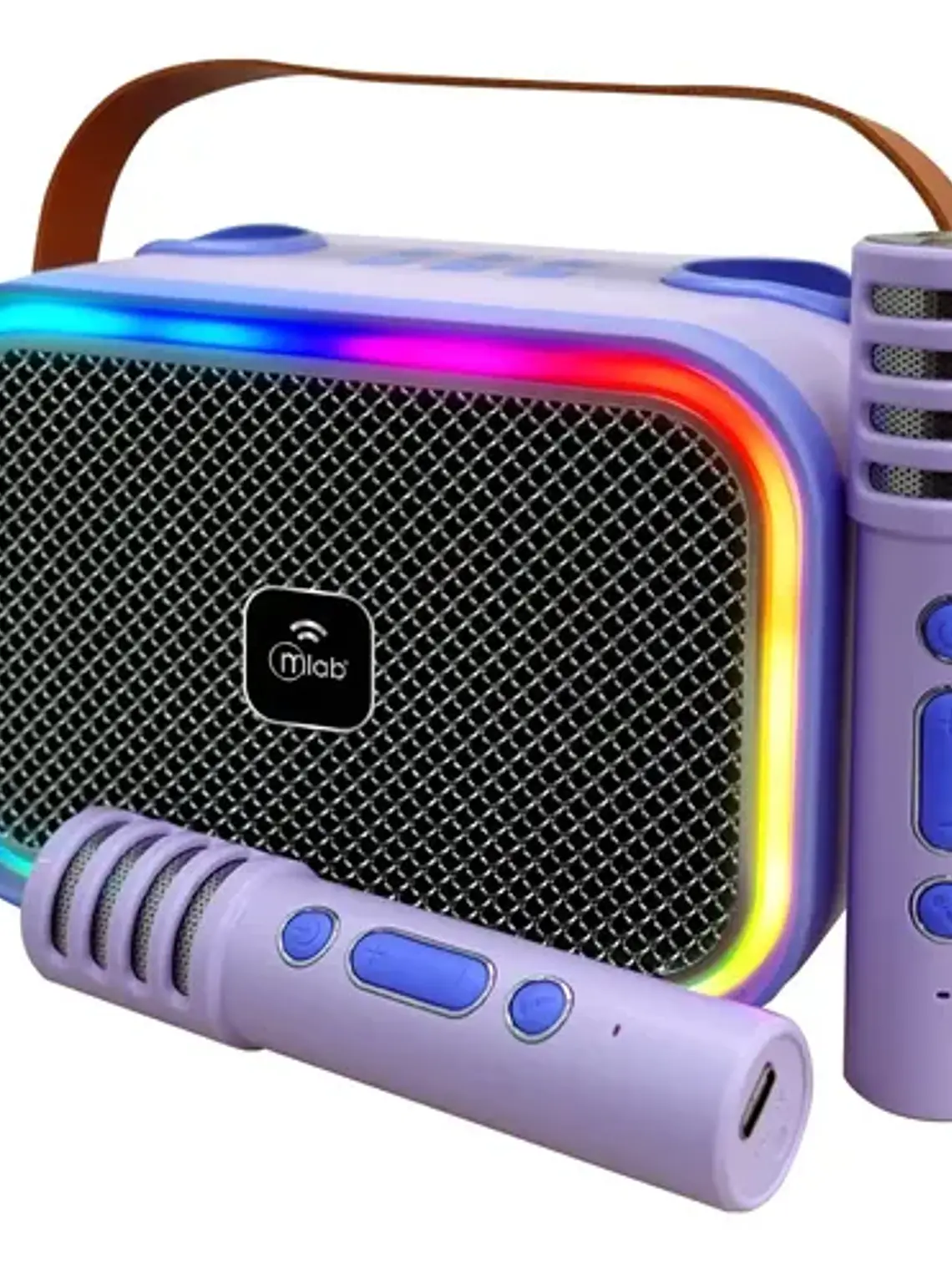 Parlante Karaoke Infantil Mlab Dual Voice 2 Micrófonos 3