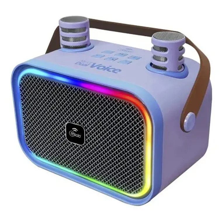 Parlante Karaoke Infantil Mlab Dual Voice 2 Micrófonos 5