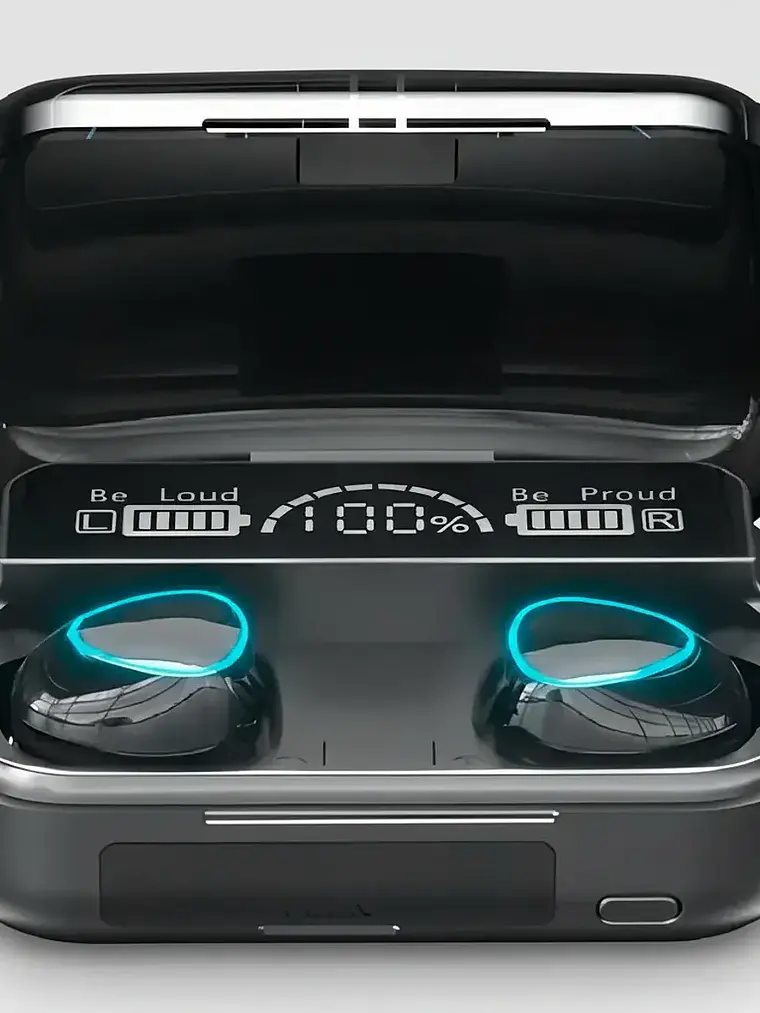 Audífonos Bluetooth M10 TWS Con Estuche Carga Powerbank 2
