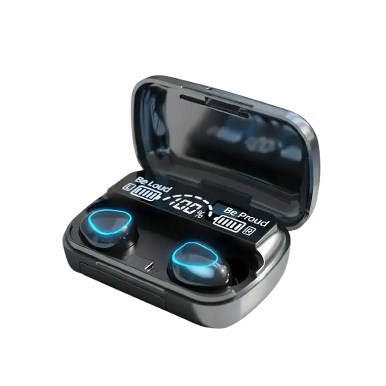 Audífonos Bluetooth M10 TWS Con Estuche Carga Powerbank 5