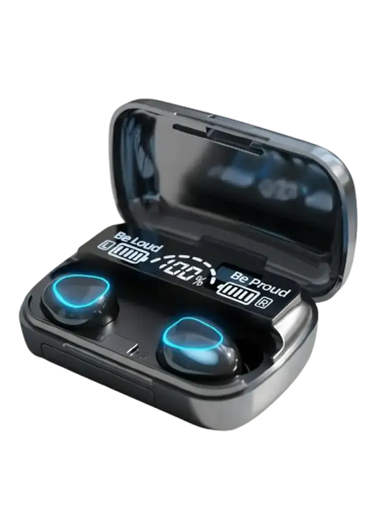 Audífonos Bluetooth M10 TWS Con Estuche Carga Powerbank 5