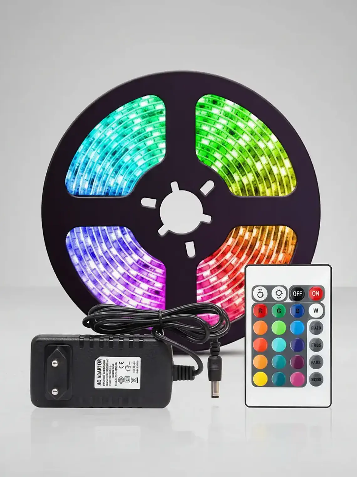 Tira Led Rgb Decorativa 5m Completa Con Control Remoto 1
