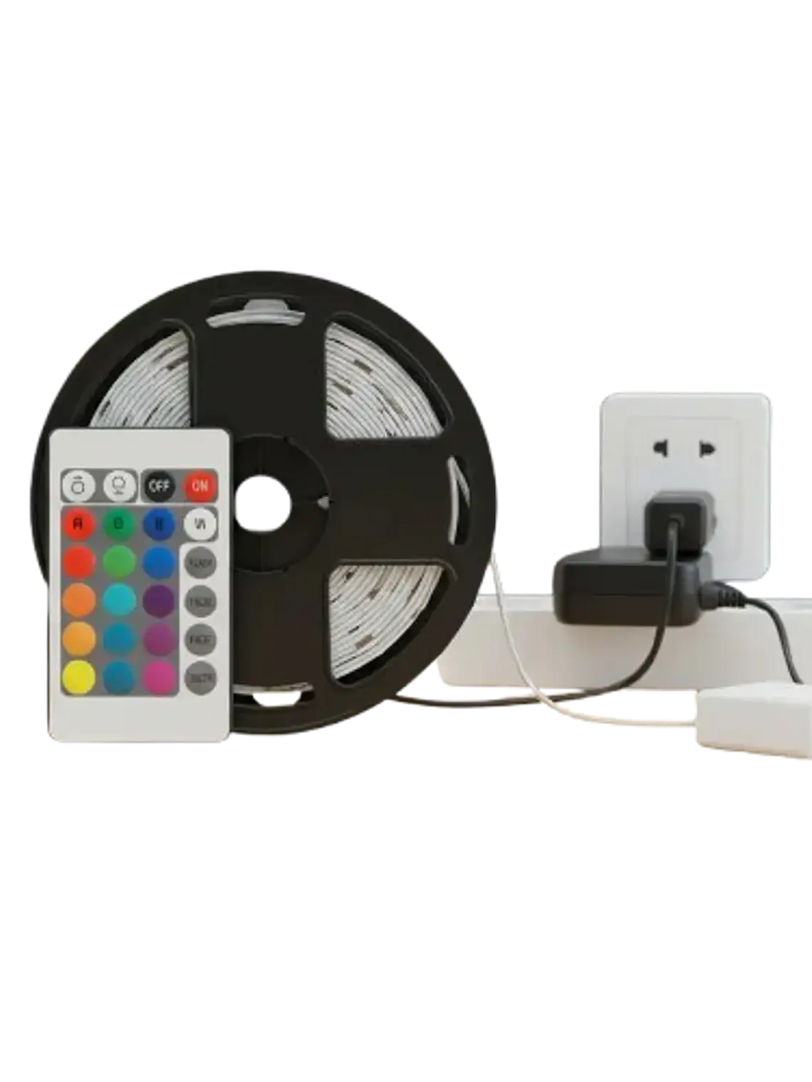 Tira Led Rgb Decorativa 5m Completa Con Control Remoto 6