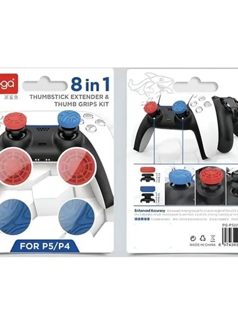 Set de Tapas de Silicona para Palancas de Joystick PS5 / PS4 4