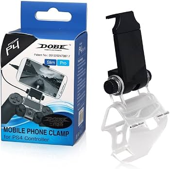 Soporte Clip DOBE para Celular en Mando PS4 DualShock