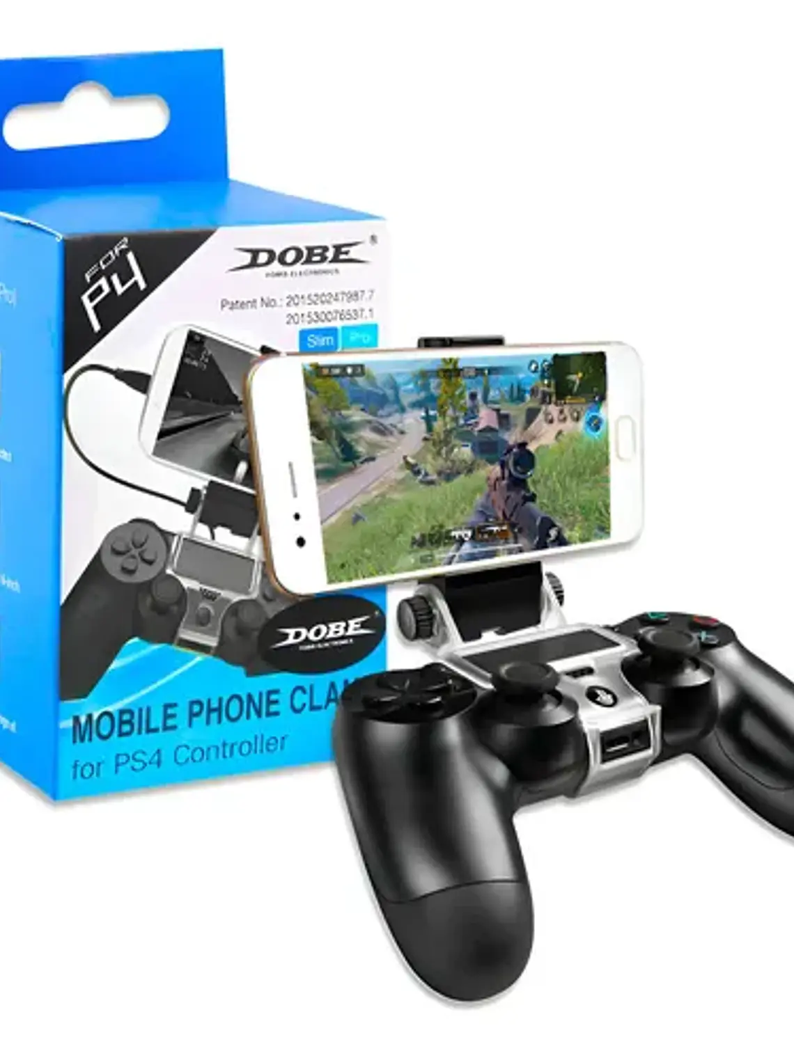 Soporte Clip DOBE para Celular en Mando PS4 DualShock 5