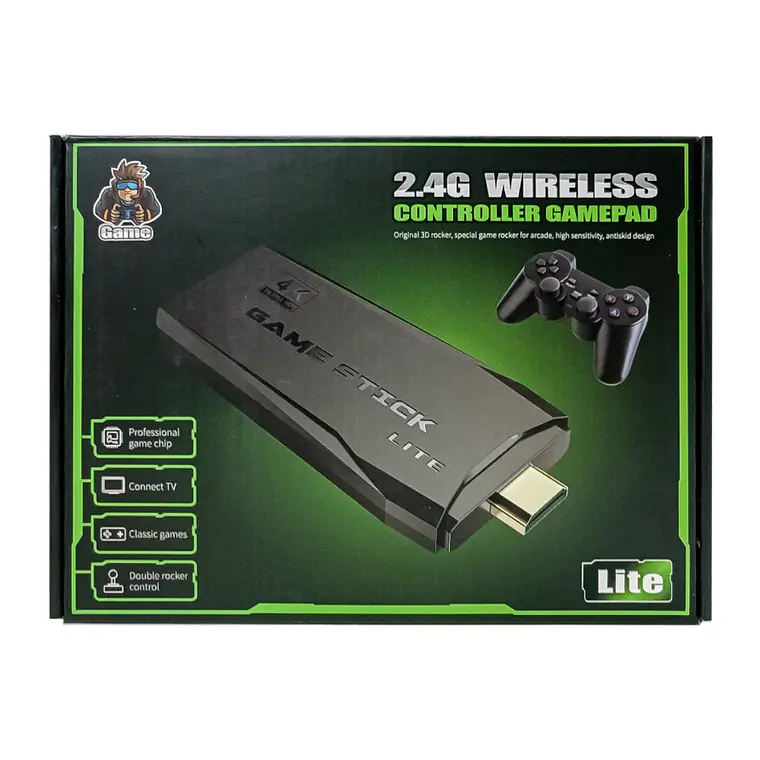 Consola Retro Game Stick Lite HDMI con 2 Mandos Inalámbricos 1