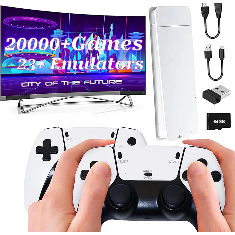 Consola Retro Game Stick HDMI con 2 Mandos inalámbricos  2