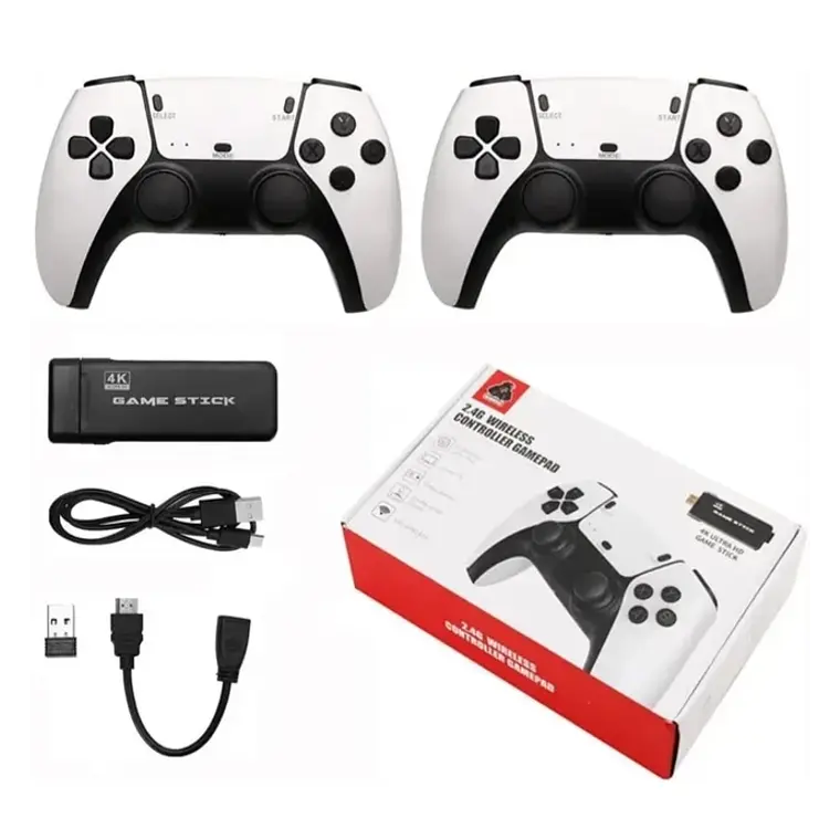 Consola Retro Game Stick HDMI con 2 Mandos inalámbricos  1