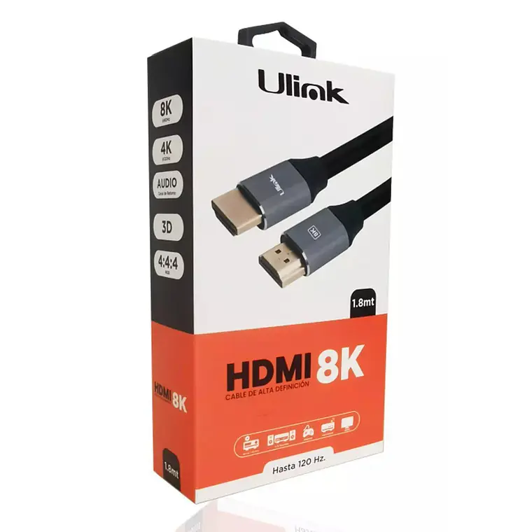 Cable HDMI 8K Ulink 1.8mt 1