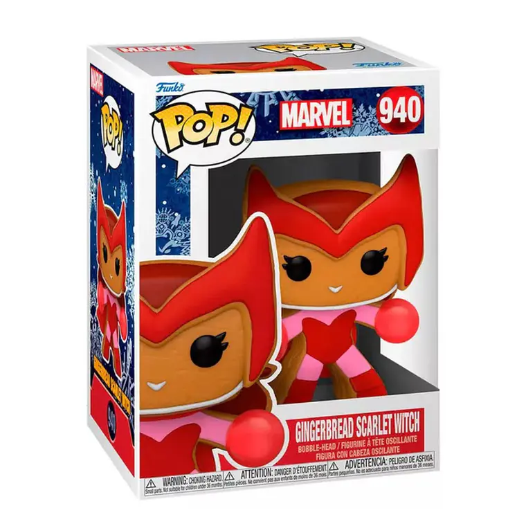 Gingerbread Scarlet Witch Funko Pop #940 Marvel 1