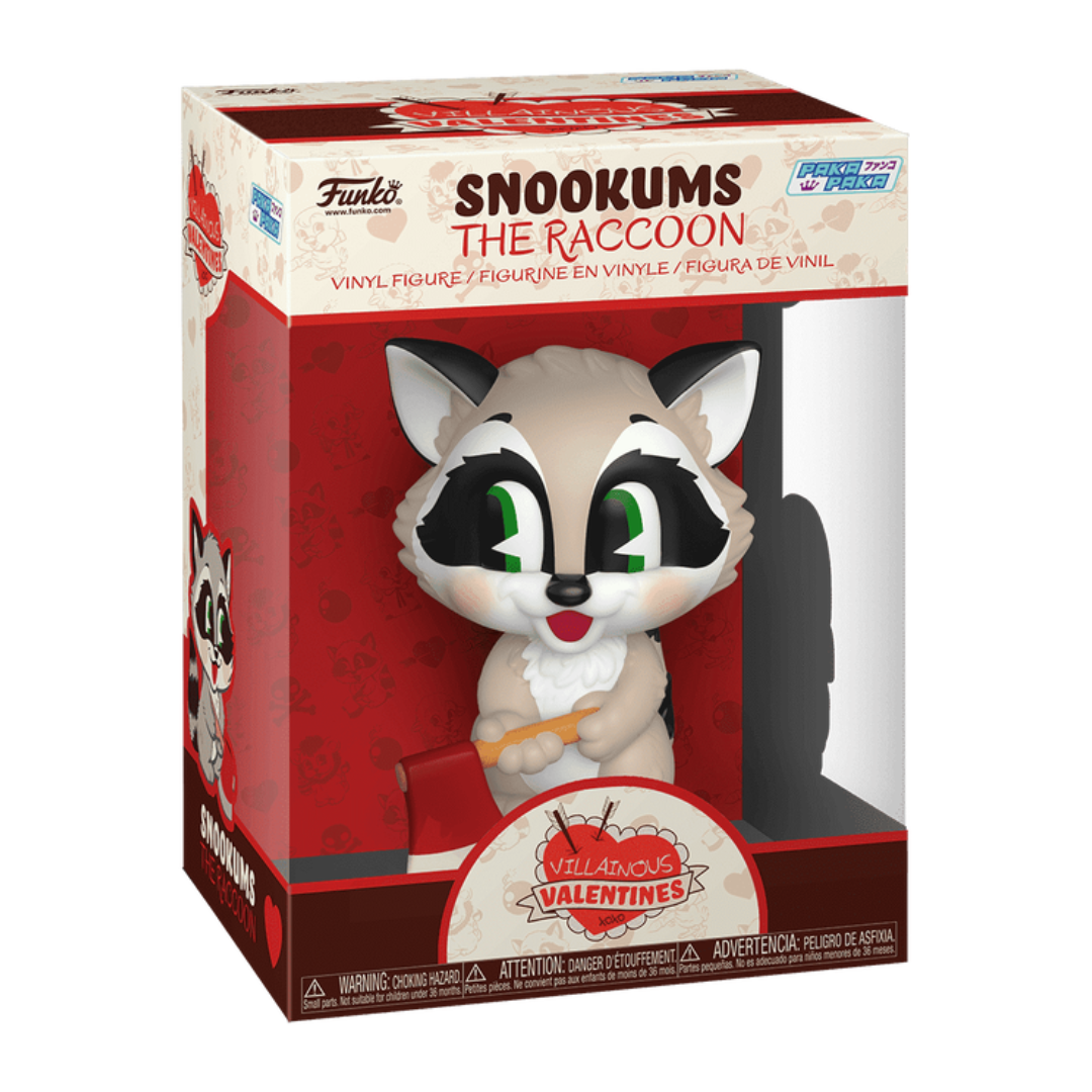 Snookums The Raccoon Funko Paka-Paka Villainous Valentines