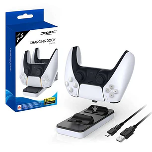 Estación de Carga Dual DOBE para Controles PS5 