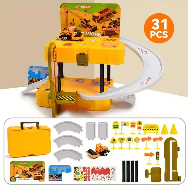 Pista de Autos Portátil 31pcs 2