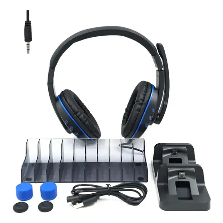 Pack Gamer 5 en 1 Dobe PS4 3