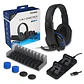 Pack Gamer 5 en 1 Dobe PS4 - Miniatura 1