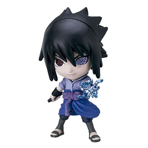 Sasuke v. Mangekyo Sharingan Figura Chibi Bandai Naruto Shippuden