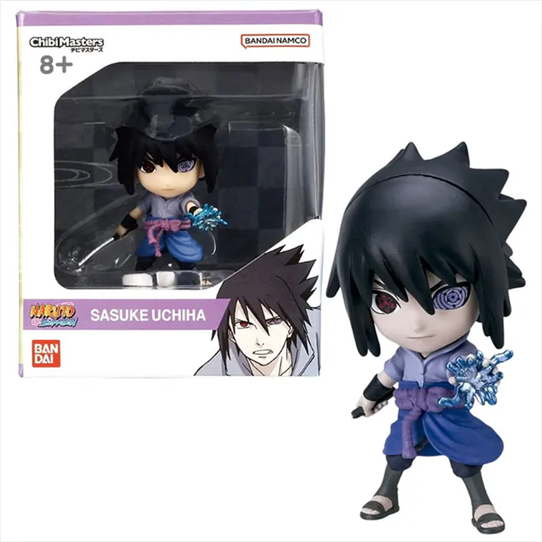 Sasuke v. Mangekyo Sharingan Figura Chibi Bandai Naruto Shippuden 2