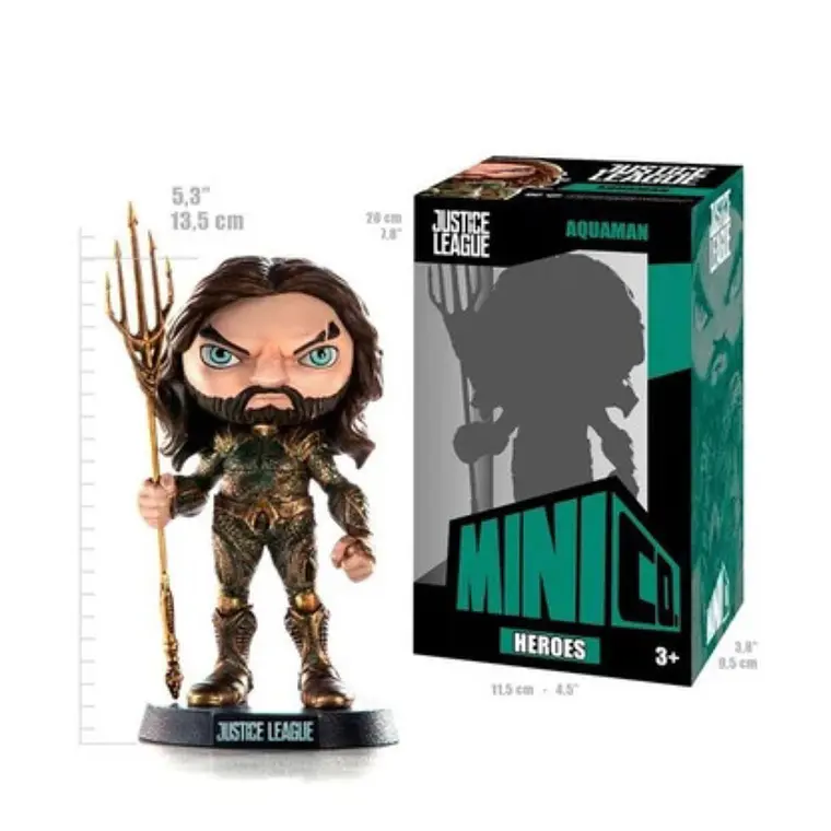 Aquaman Figura Liga De La Justicia - MiniCo 3