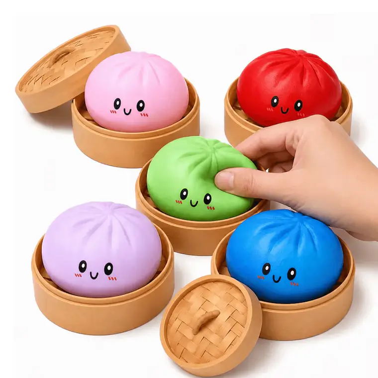 Dumpling Squishy Sorpresa Mystery Rainbow Fidget 1