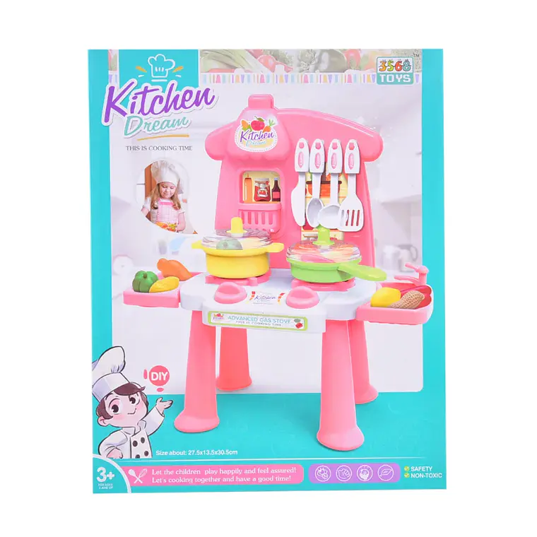 Kit de Cocina Dream Kitchen Pink 3