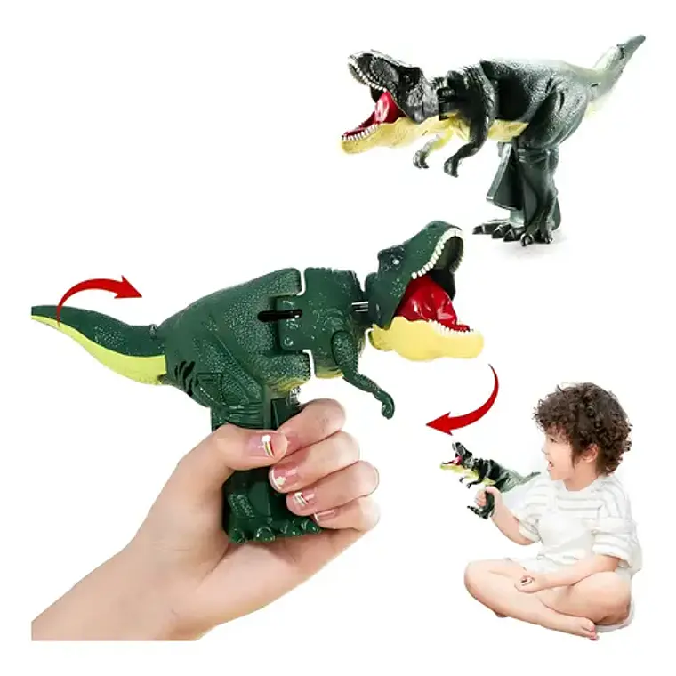 Dinosaurio T-Rex Mecánico Viral de TikTok (Efecto 