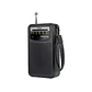 Radio Retro Portátil Pocket Cf-10 Fm/am Negro Mlab Black - Miniatura 3