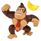 Figura Donkey Kong con Banana – Super Mario Jakks Pacific - Miniatura 1