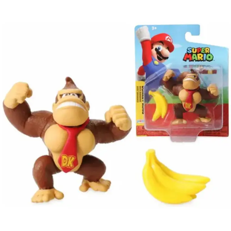 Figura Donkey Kong con Banana – Super Mario Jakks Pacific 2