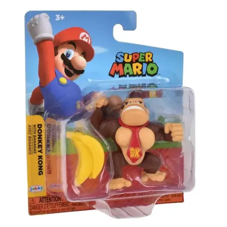 Figura Donkey Kong con Banana – Super Mario Jakks Pacific 5
