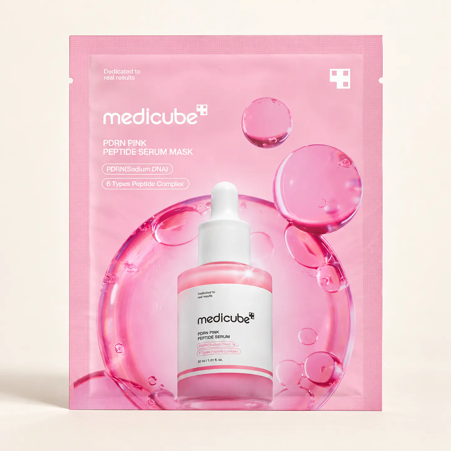 Medicube PDRN Pink Peptide Serum Mask 1