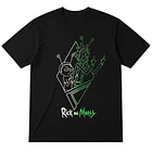 Polera Rick & Morty - Unisex Negro 1