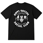 Polera Antisocial Club - Negro Unisex 1