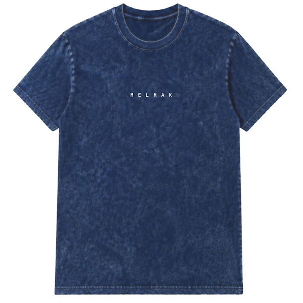 Polera Acid Wash Azul Unisex 1