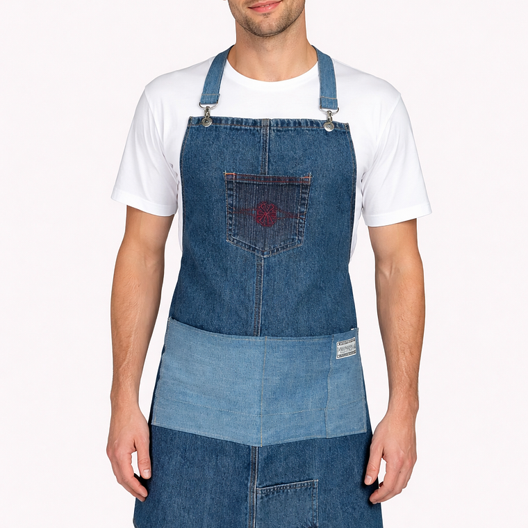 Pechera mezclilla (unisex) 2