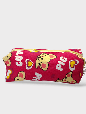 Estuche de Lona Rojo