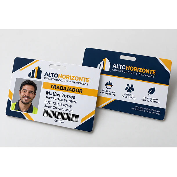 Tarjeta Credencial de PVC 5