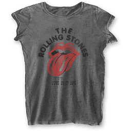 Polera Oficial Mujer Rolling Stones NYC ´75 - Burn Out