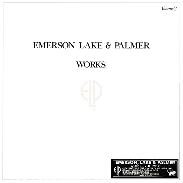 Vinilo Emerson Lake & Palmer – Works Volume 2