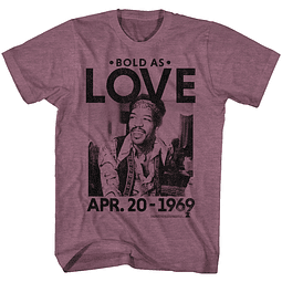 Polera Unisex Jimi Hendrix Bold As Love