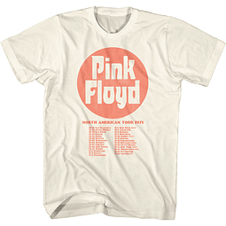 Polera Unisex Pink Floyd North American Tour 1971