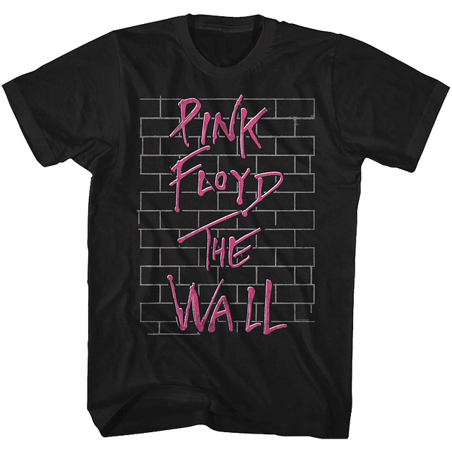 Polera Unisex Pink Floyd Black The Wall