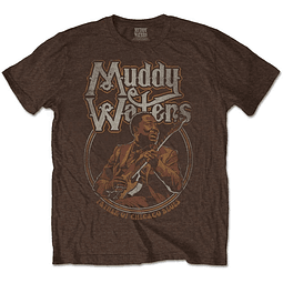 Polera Oficial Unisex Muddy Waters Father Of Chicago Blues