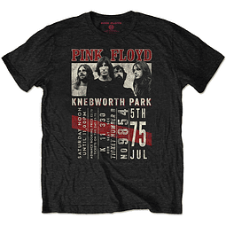 Polera Oficial Pink Floyd Knebwoth Park ´75 "Ecofriendly"