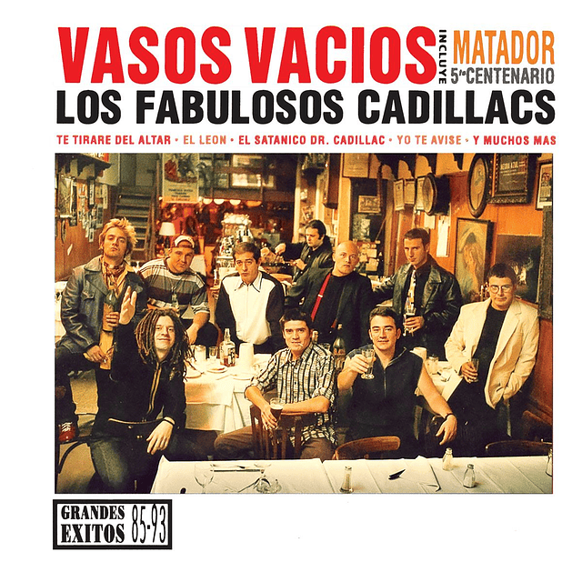 Vinilo "2LP" Los Fabulosos Cadillacs – Vasos Vacíos