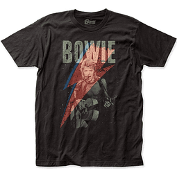 Polera Oficial Bowie Distressed Bolt